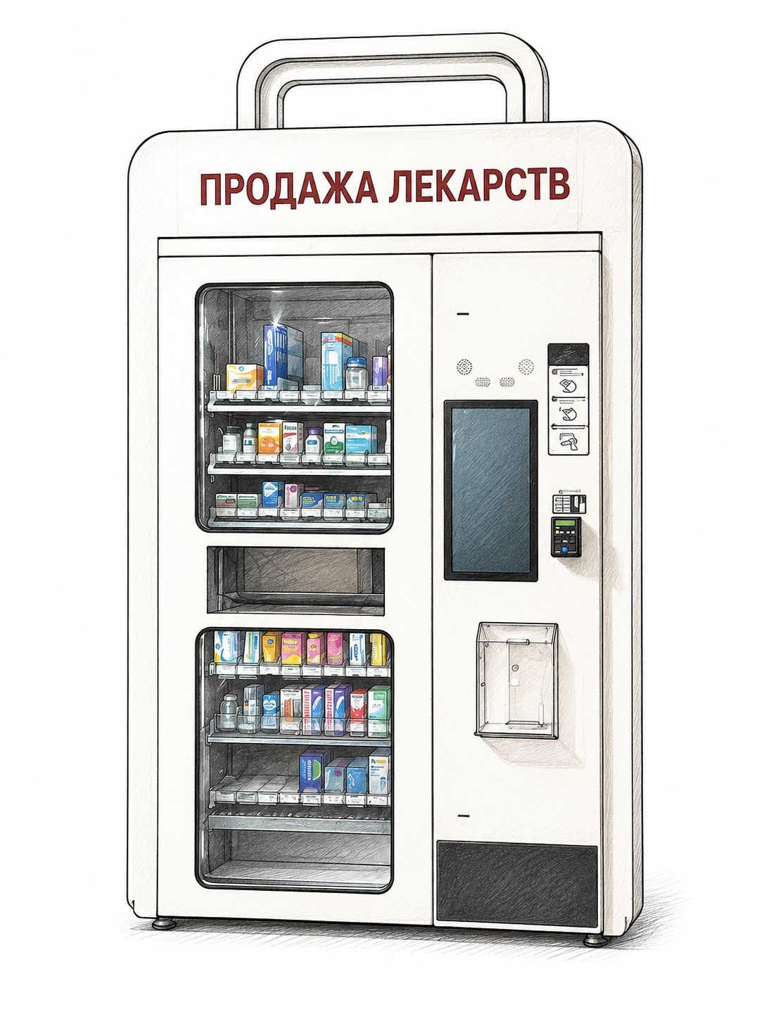 Автомат по продаже медикаментов Автомат по продаже медикаментов