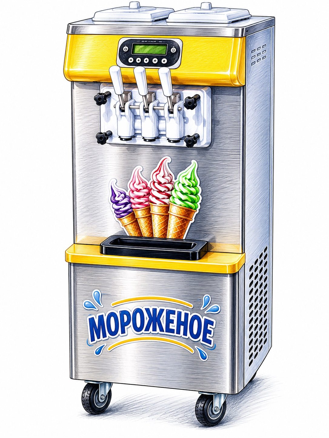 Автомат по продаже мороженого Автомат по продаже мороженого