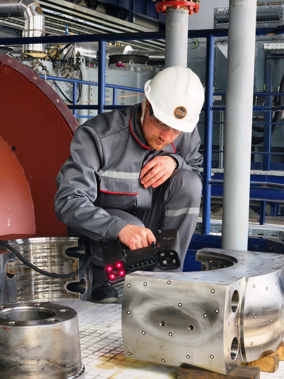 3д сканирование на заводе