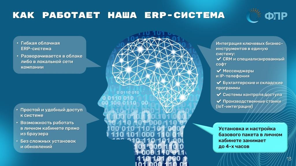 Особенности ERP-системы для бизнеса ФПР