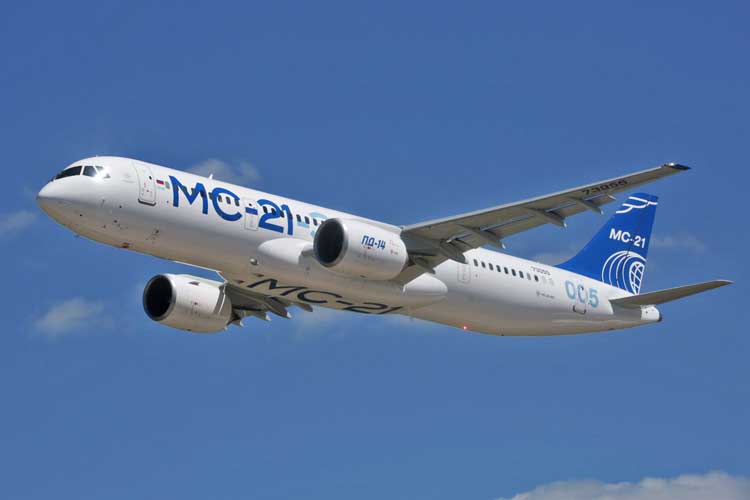 Авиалайнер MC-21 Импортозамещение в России MC-21